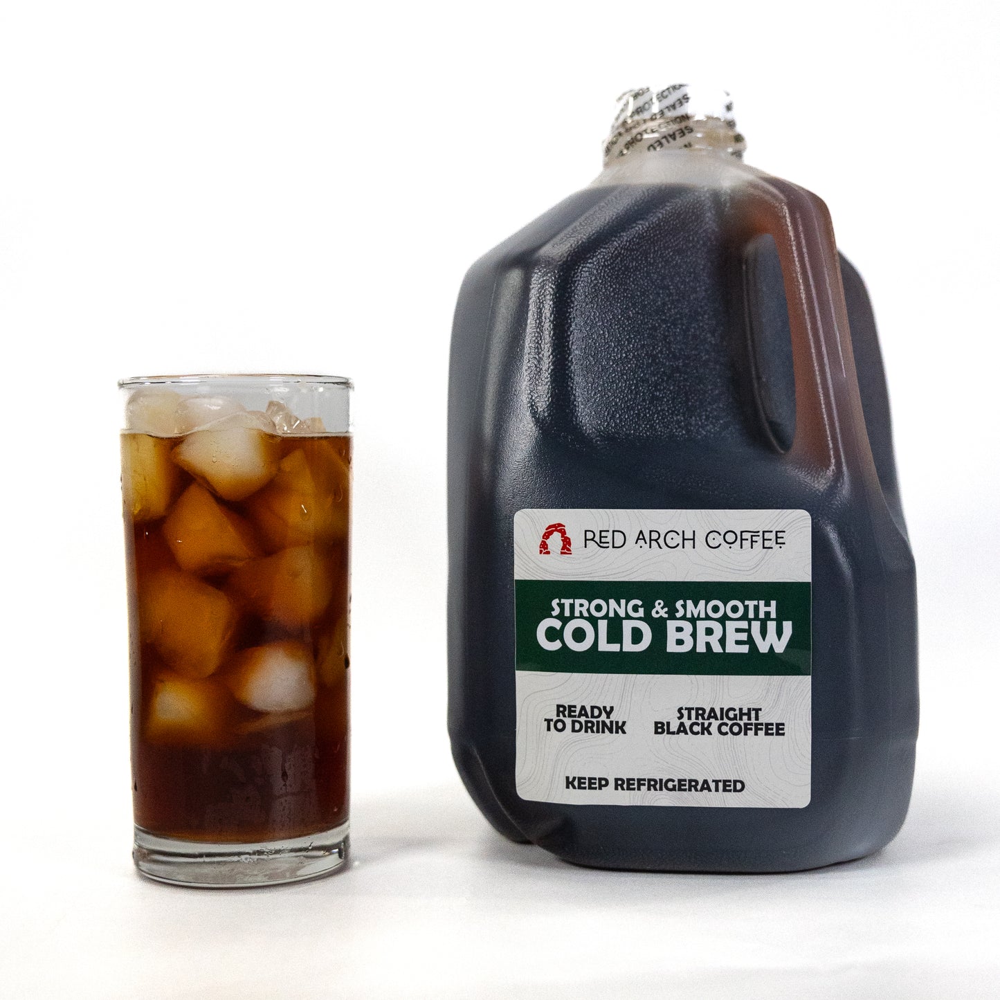 Ready to Drink Cold Brew 1 Gallon | Straight Black (128oz Jug)